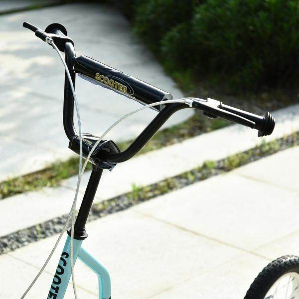 Tretroller Scooter Cityroller Kinder Mädchenroller verstellbar Aluminium Blau