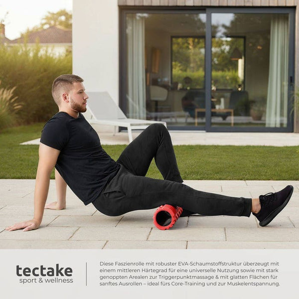 Faszienrolle Massagerolle rot