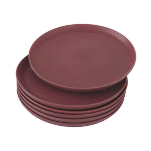 Van Well Porzellanservice Mika 24 teilig bordeaux