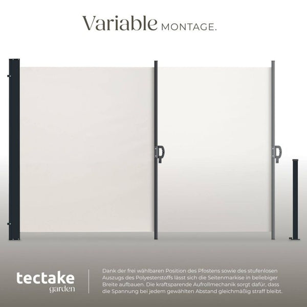 Seitenmarkise beige 300 x 160 cm