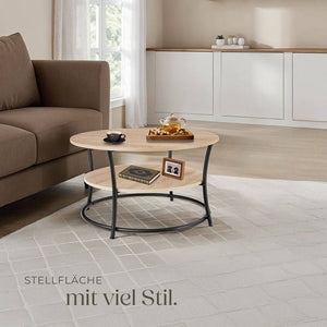 Couchtisch Cromford Industrial Holz hell, Eiche Sonoma