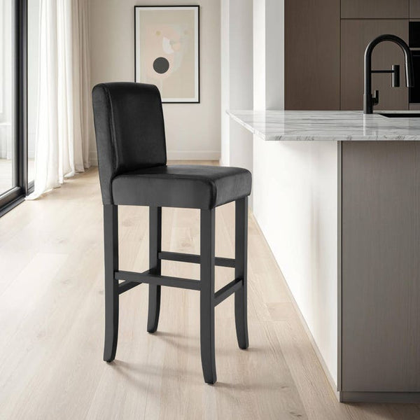 Barhocker schwarz 4er Set