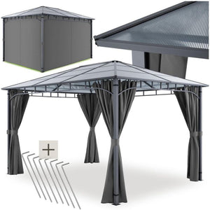 Gartenpavillon Caracas Aluminium wetterfest 3 x 4 m