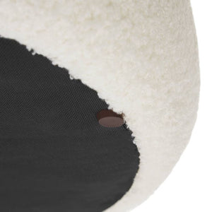 Polsterbank Altu Bouclé creme-weiss