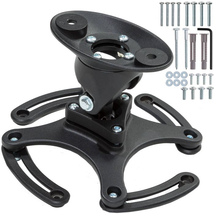 Supporto universale per proiettore da soffitto, nero