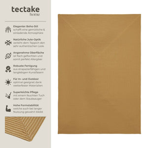 Tapis tressé Raya 160 x 230 cm
