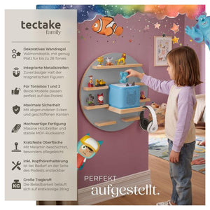 Tonie-Regal MyLittleStory Moon für bis zu 28 Tonies grau