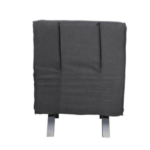 Schlafsofa mit Armlehne 3-in-1 Schlafsessel Gästebett Klappbett Chaiselongue Grau