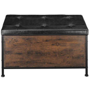 Sitztruhe Calico Industrial Holz dunkel, rustikal