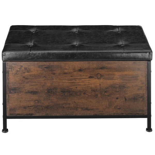 Sitztruhe Calico Industrial Holz dunkel, rustikal