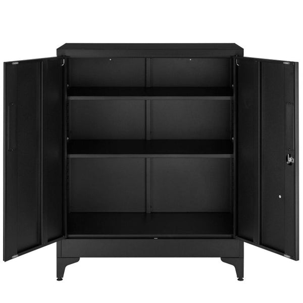 Aktenschrank Blake schwarz 2er Set
