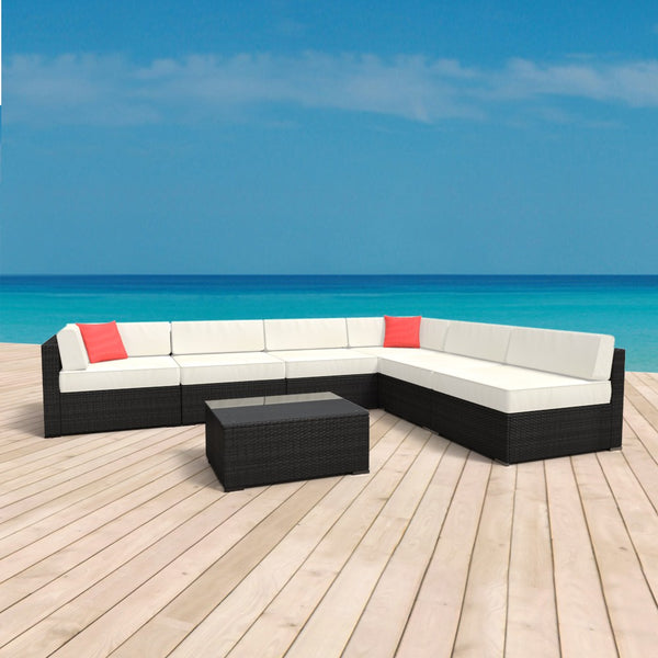 Rattan lounge seating group ""Sydney""