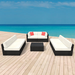 Rattan lounge seating group ""Sydney""