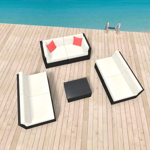 Rattan lounge seating group ""Sydney""
