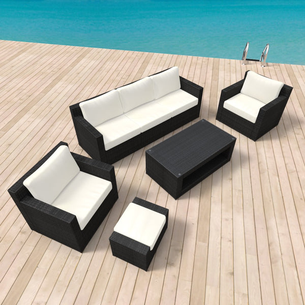 Rattanlounge Sitzgruppe ""Honolulu""