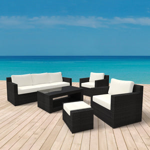 Rattanlounge Sitzgruppe ""Honolulu""