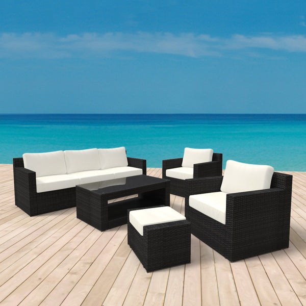 Rattanlounge Sitzgruppe ""Honolulu""