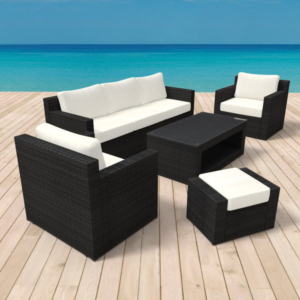 Rattanlounge Sitzgruppe ""Honolulu""