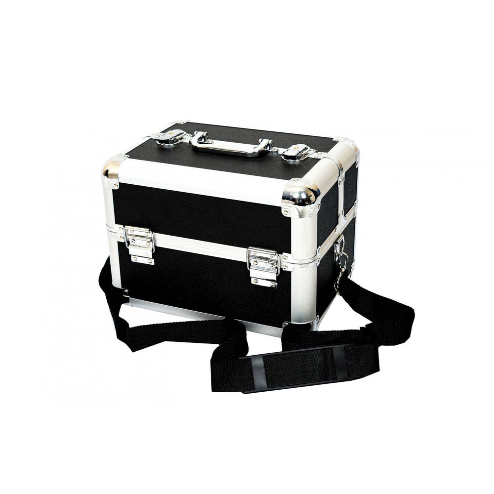 Aluminum cosmetic case, black