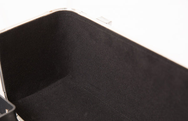 Kosmetikkoffer Aluminium, schwarz