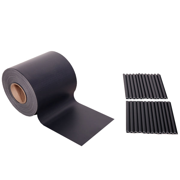 Telo per recinzione privacy PVC 70 m antracite