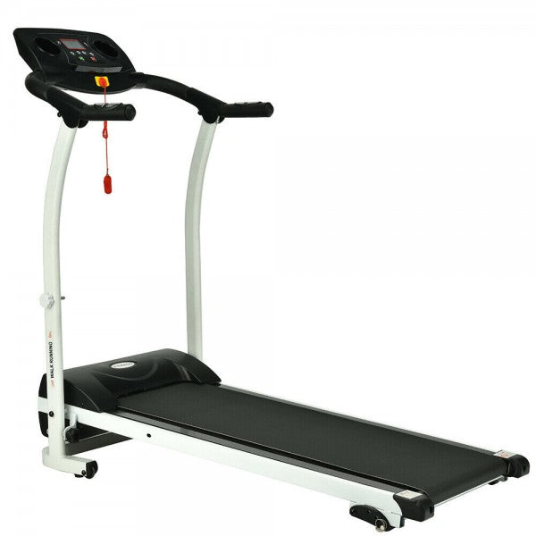 Electric Treadmill, Home Trainer, Foldable Fitness Equipment, Exercise Machine, Heart Rate Monitor, LCD Display