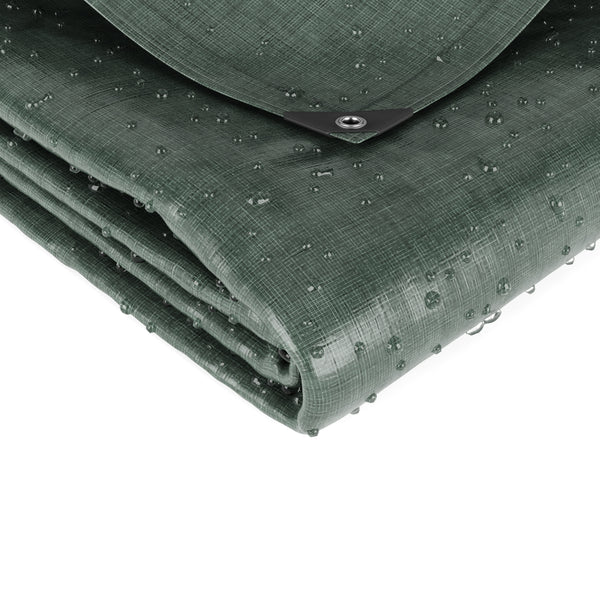 Bâche PE 200 g/m² verte 4 x 5 m