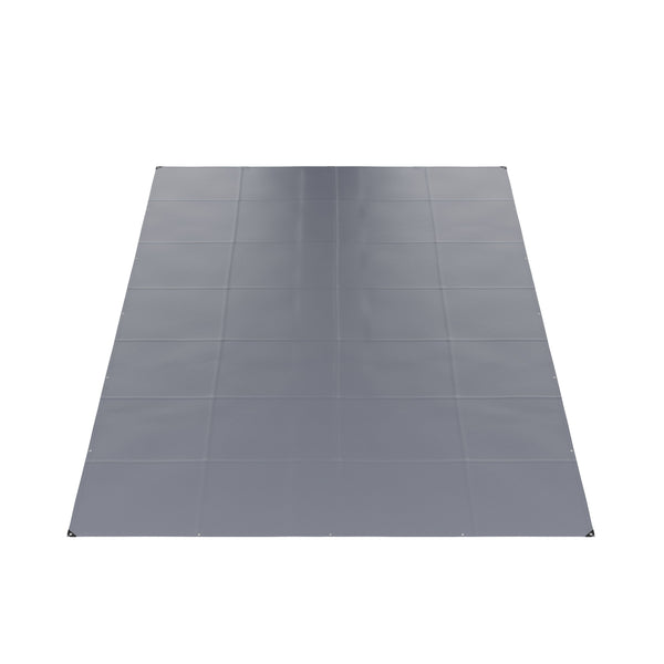 PVC tarpaulin 390g/m2 gray 8 x 10 m