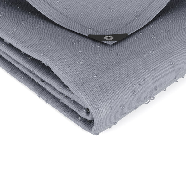 Abdeckplane PVC 450g/m2 grau 2 x 3 m