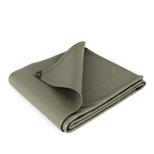 Bâche de protection olive 1,5 x 6 m