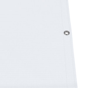 Abdeckplane PVC 450g/m2 weiss 3 x 4 m