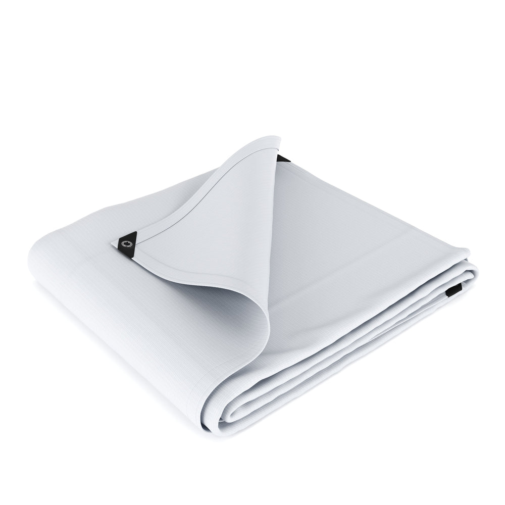 Abdeckplane PVC 450g/m2 weiss 3 x 4 m