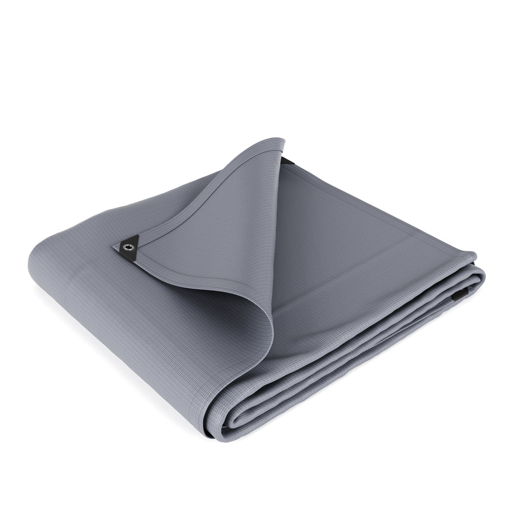 Abdeckplane PVC 450g/m2 grau 4 x 6 m