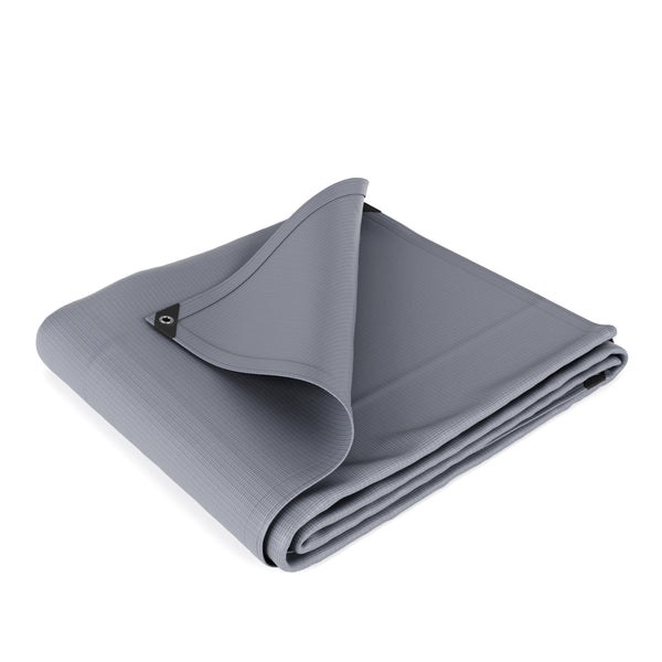 Abdeckplane PVC 450g/m2 grau 4 x 6 m
