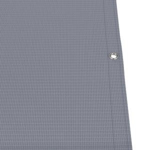 PVC tarpaulin 650g/m2 gray 5 x 8 m