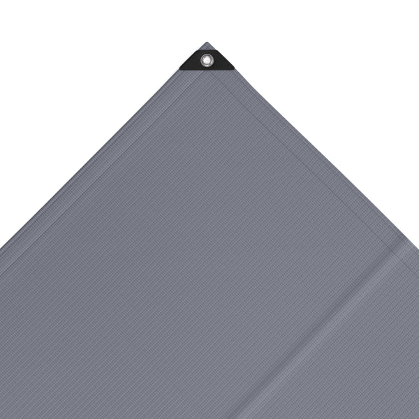 PVC tarpaulin 650g/m2 gray 6 x 8 m