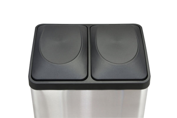 Poubelle à 2 compartiments, 30 L