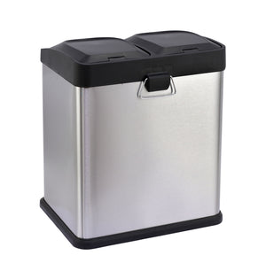 Poubelle à 2 compartiments, 30 L