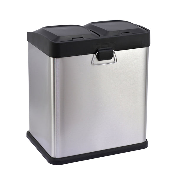 Poubelle à 2 compartiments, 30 L