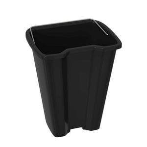Abfalleimer Metall 2 Fächer 34L weiss