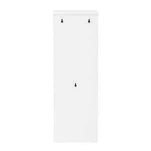 Abfalleimer Metall 2 Fächer 34L weiss