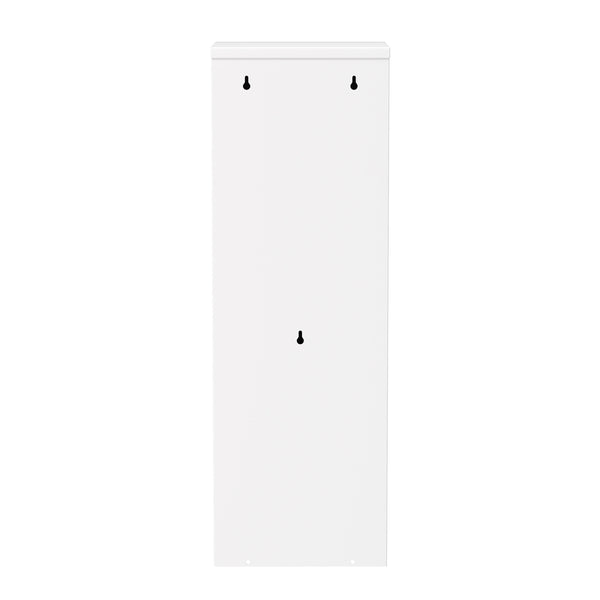 Abfalleimer Metall 2 Fächer 34L weiss
