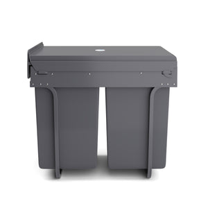 Poubelle à 2 compartiments, 40 L