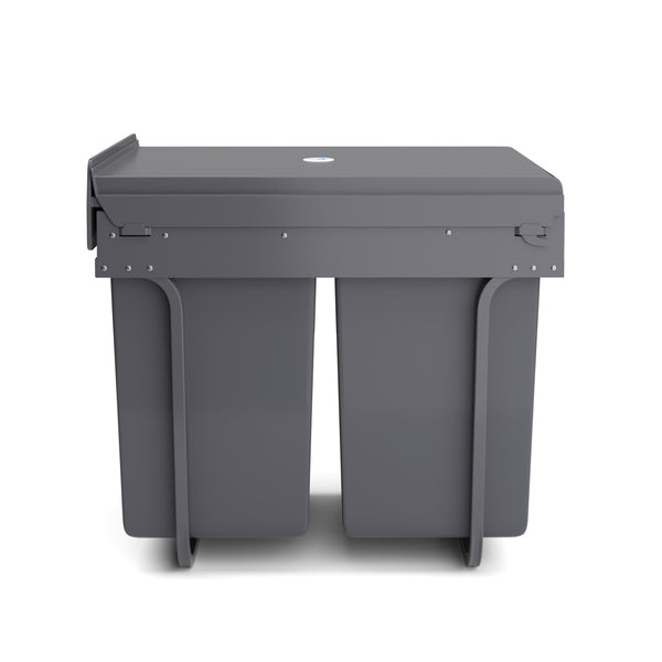 Poubelle à 2 compartiments, 40 L