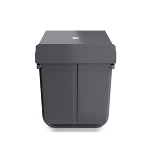 Poubelle à 2 compartiments, 40 L