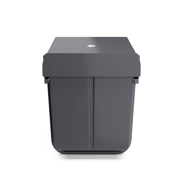 Poubelle à 2 compartiments, 40 L