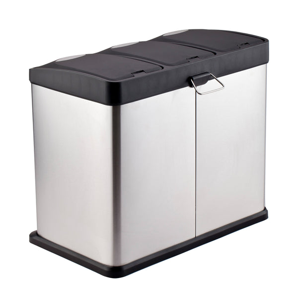 Poubelle à 3 compartiments, 24 L
