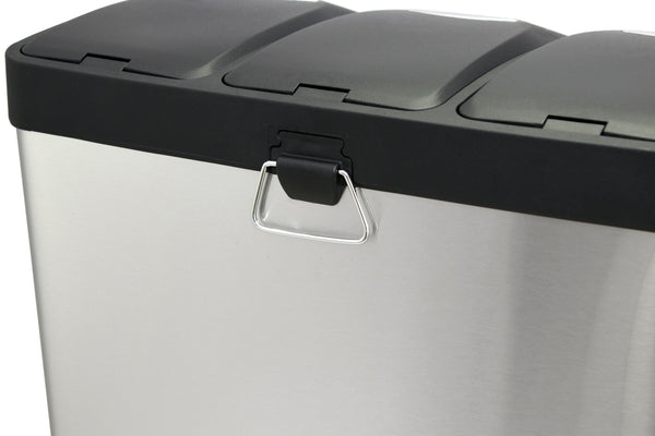 Poubelle à 3 compartiments, 24 L