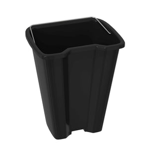 Abfalleimer Metall 3 Fächer 51L weiss