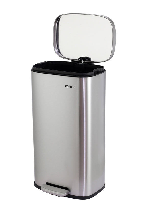 Poubelle en acier inoxydable 30 L